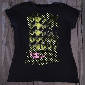 Vintage Andy Warhol Marilyn Monroe Pop Art Photos Tshirt Ladies Juniors sz XL NM